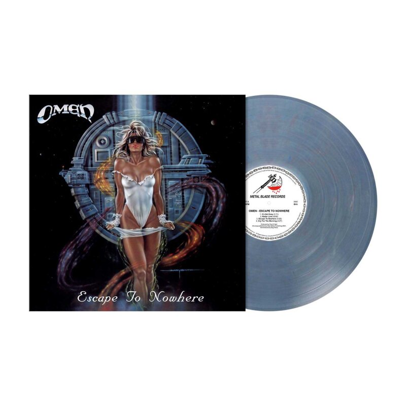 OMEN Escape to Nowhere LP LIGHT STEEL BLUE MARBLED (SEALED)