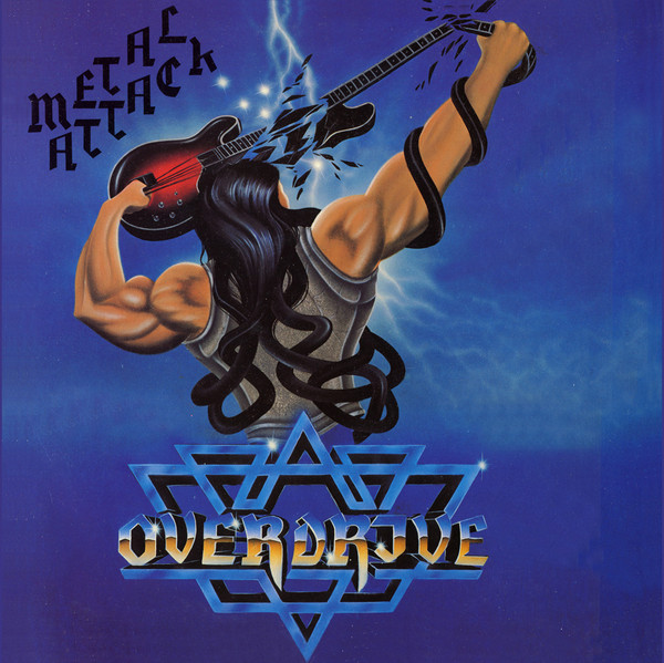 OVERDRIVE Metal Attack LP ORG FIRST PRESS SWEDISH 80'S METAL!