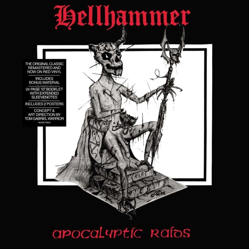 HELLHAMMER Apocalyptic Raids LP RED (SEALED)