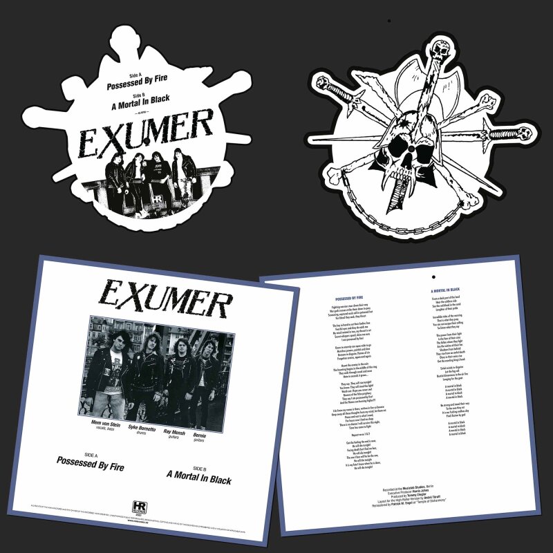 EXUMER Possessed by Fire/ A Mortal in Black SHAPE