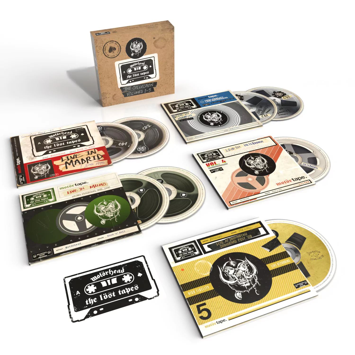 MOTORHEAD The Lost Tapes – The Collection (Vol. 1-5) BOX C