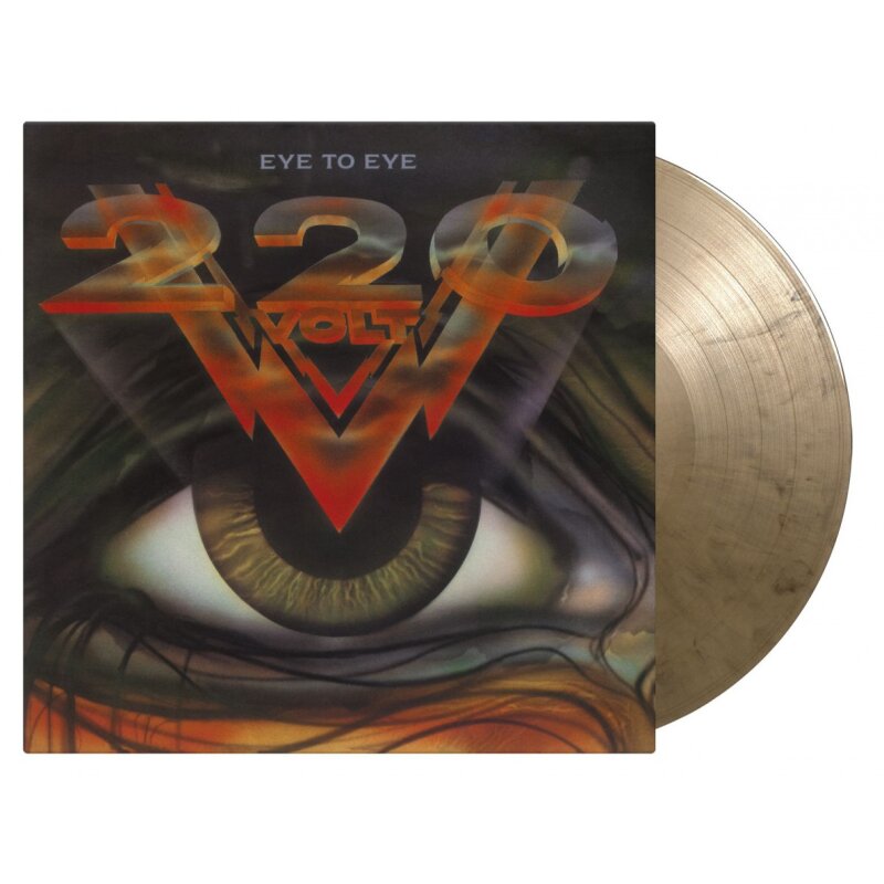 220 VOLT Eye to Eye LP MARBLED GOLD+BLACK (SEALED) MOV