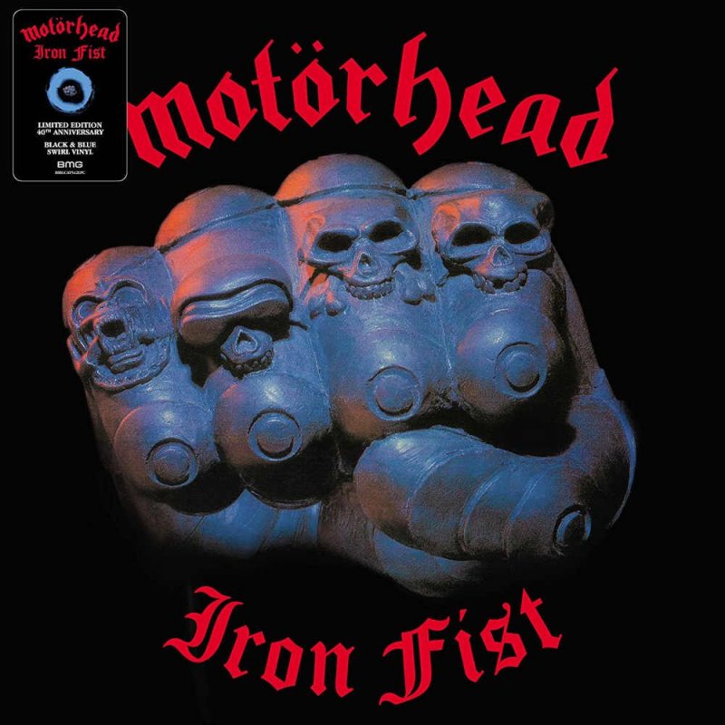 MOTORHEAD Iron Fist (40th Anniversary Edition) LP BLACK & B