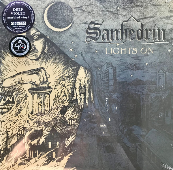 SANHEDRIN Lights On LP DEEP VIOLET MARBLED VINYL LTD.200(SEALED)