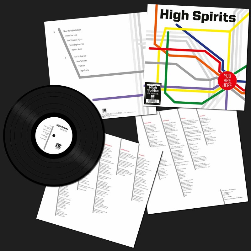 HIGH SPIRITS You Are Here LP BLACK (SEALED)