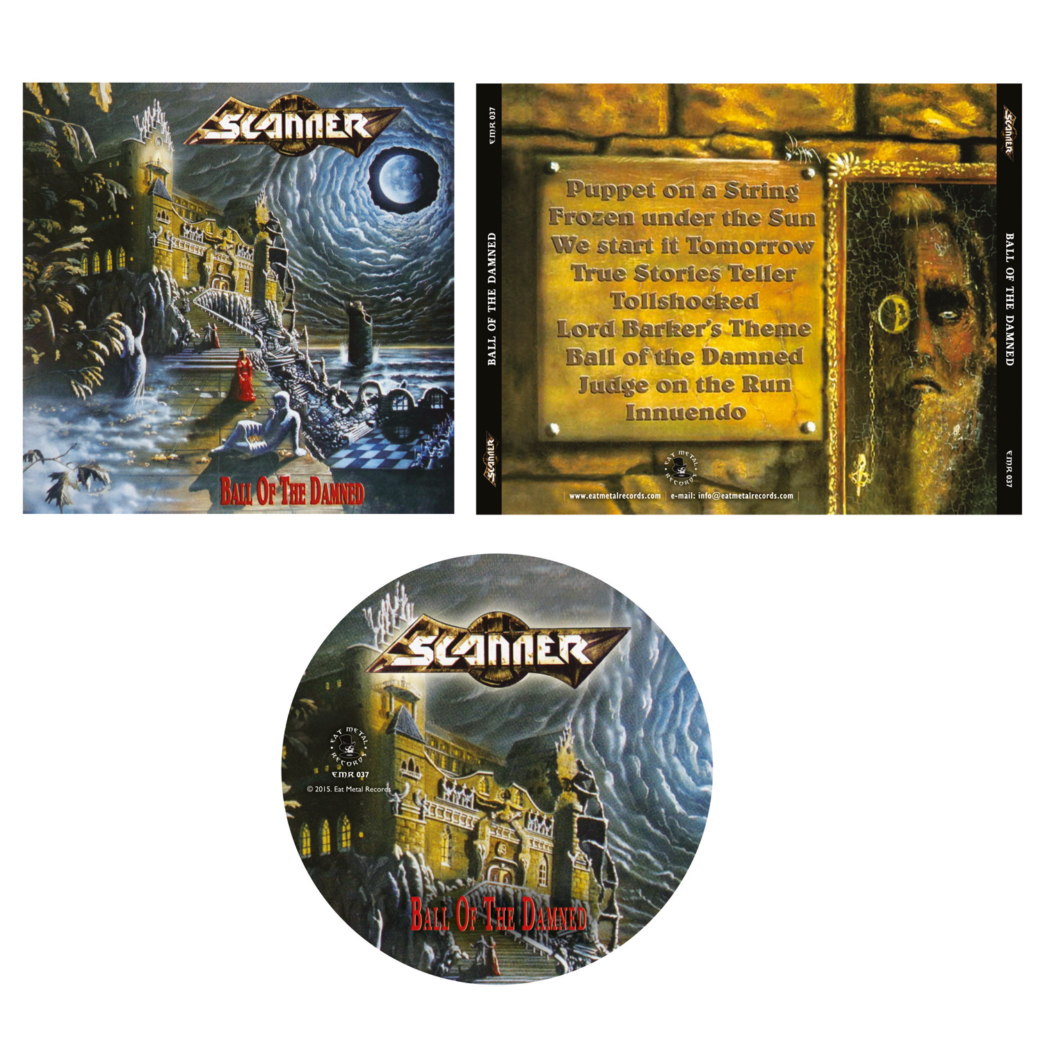 SCANNER Ball of the damned CD (SEALED) LAST COPIES!!!!