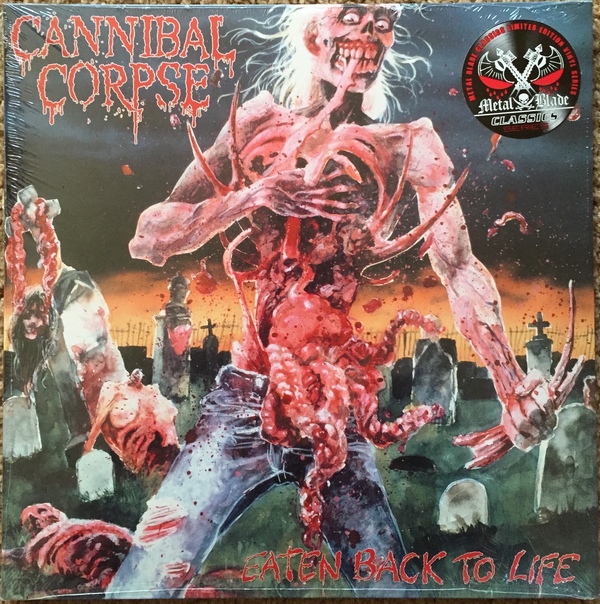 CANNIBAL CORPSE Eaten back to life LP (BLACK VINYL-SEALED)