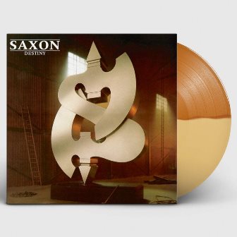 SAXON Destiny LP (HALF & HALF COLOUR VINYL)