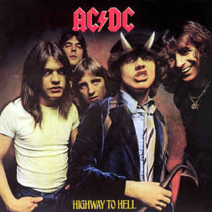 AC/DC Highway To Hell LP GREEK PRESS
