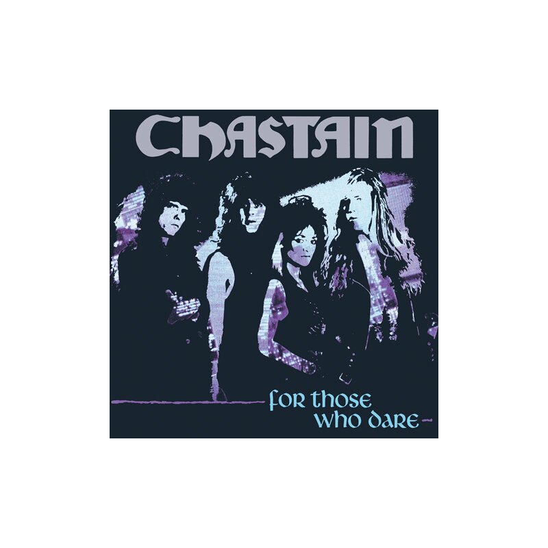 CHASTAIN For Those Who Dare LP BLACK (SEALED)