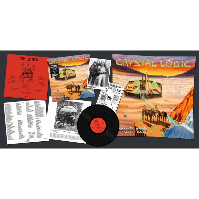 MANILLA ROAD Crystal Logic LP BLACK (SEALED)