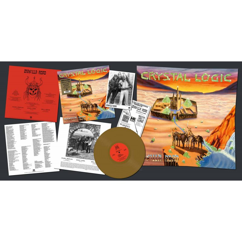 MANILLA ROAD Crystal Logic LP GOLD (SEALED)
