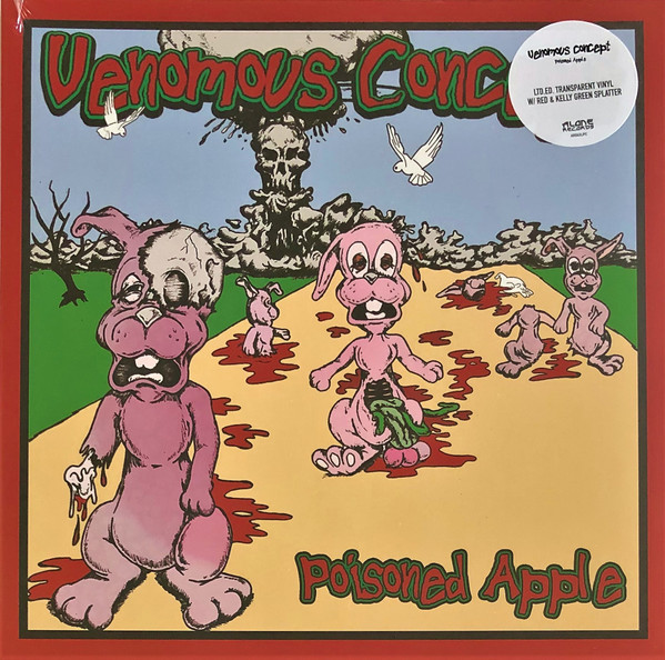 VENOMOUS CONCEPT Poisoned Apple LP (SEALED) Transparent With Red