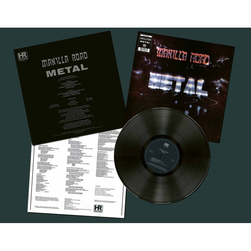 MANILLA ROAD Metal LP BLACK (SEALED)