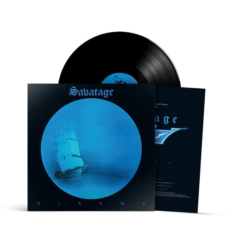 SAVATAGE Sirens LP BLACK (SEALED)