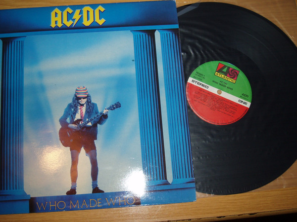 AC/DC Who Made Who LP ORG 1986 ATLANTIC GREEK EDITION NEAR MINT