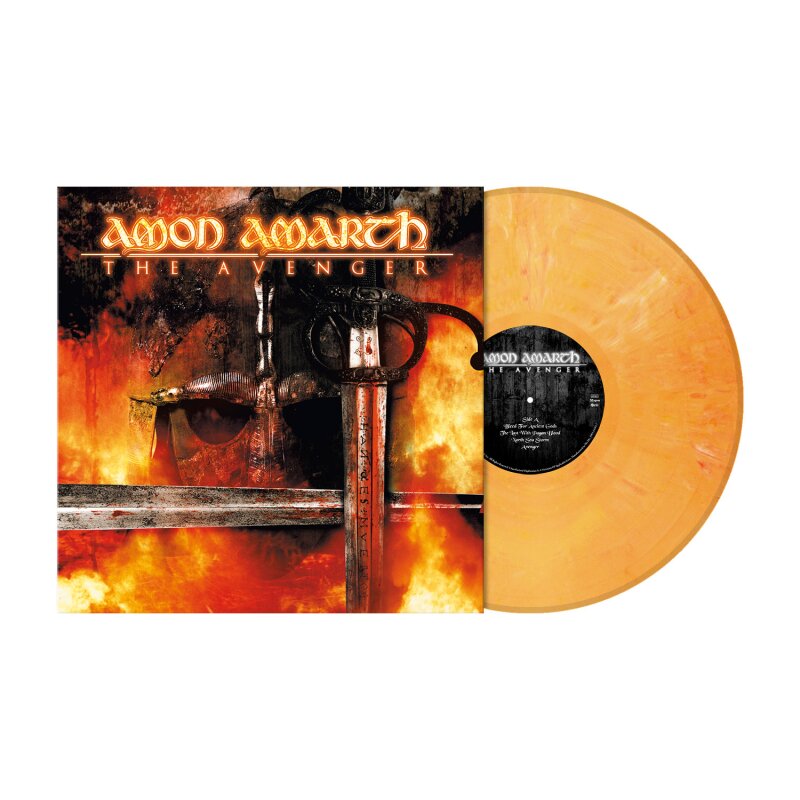 AMON AMARTH The Avenger LP PASTEL ORANGE MARBLED (SEALED)