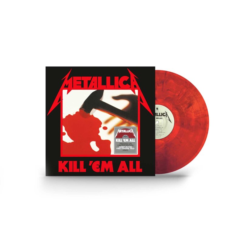METALLICA Kill 'Em All LP JUMP IN THE FIRE ENGINE RED (SEALED)