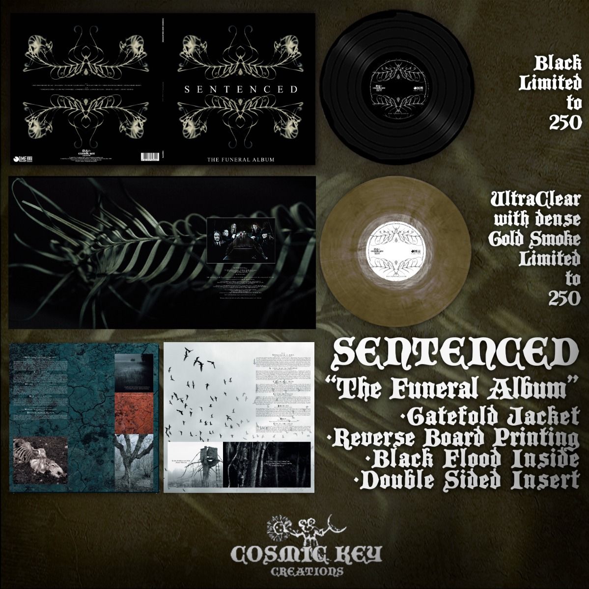 SENTENCED The funeral album LP BLACK GATEFOLD (NEW-MINT) LTD.250