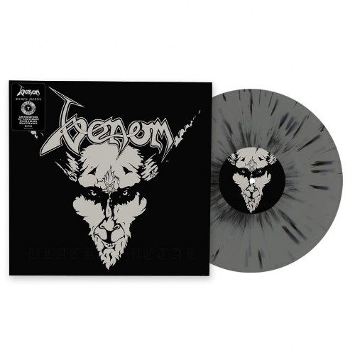 VENOM Black metal LP (SEALED) SPLATTER SILVER/BLACK 40TH ANNIVER