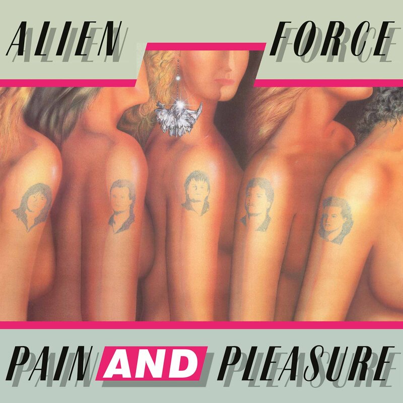ALIEN FORCE Pain and Pleasure LP BLACK (SEALED)