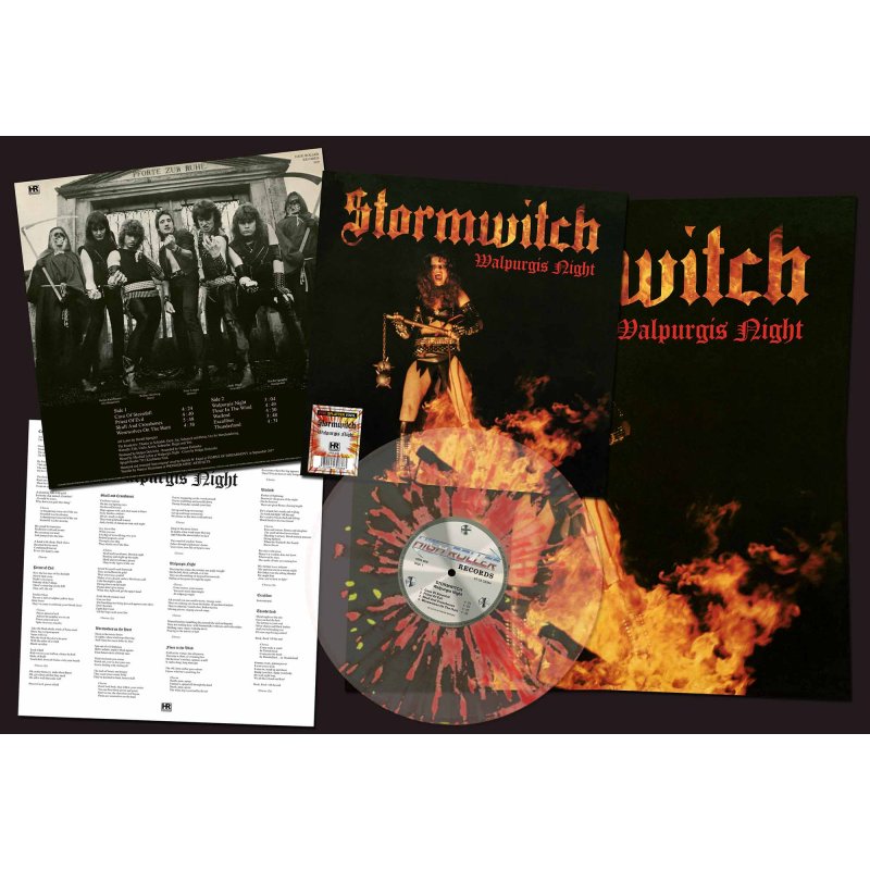 STORMWITCH Walpurgis Night LP FIRE SPLATTER (SEALED)