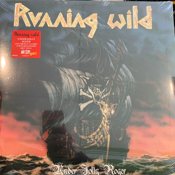 RUNNING WILD Under Jolly Roger LP (SEALED) GREY VINYL