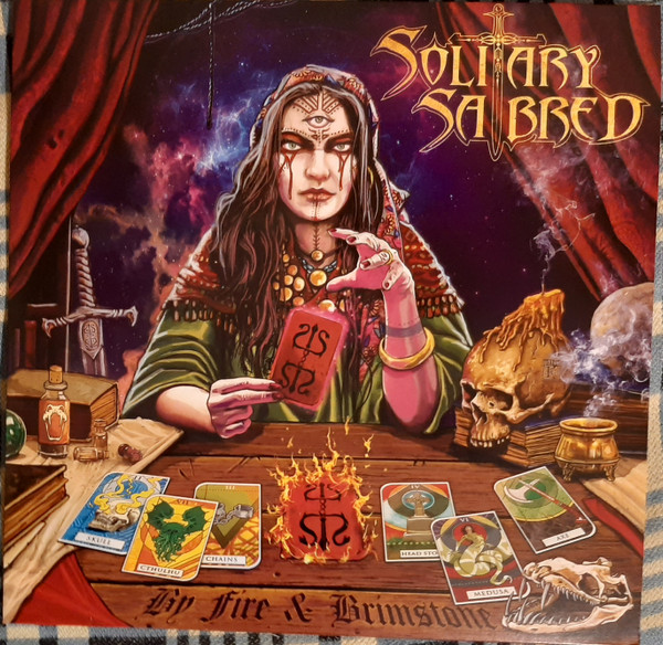 SOLITARY SABRED By Fire & Brimstone LP VIOLET (SEALED)