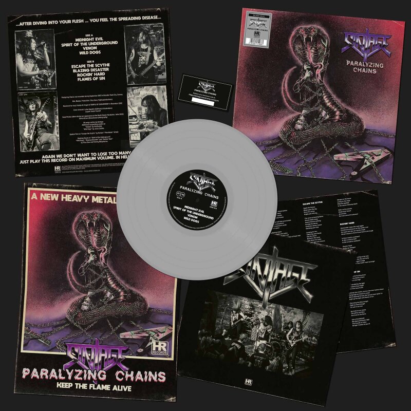 SINTAGE Paralyzing Chains LP SILVER (SEALED)