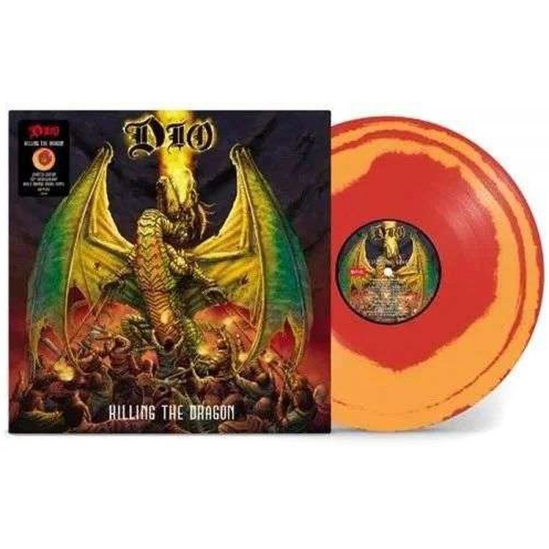 DIO Killing the Dragon LP RED/ ORANGE SWIRL (SEALED)