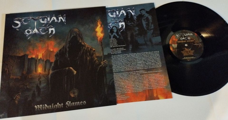 STYGIAN OATH Midnight Flames LP BLACK VINYL (NEW-MINT)