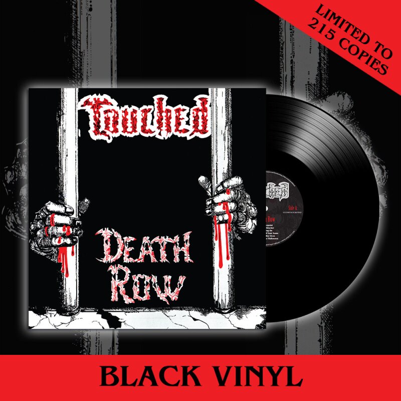 TOUCHED Death Row LP BLACK (SEALED) NWOBHM