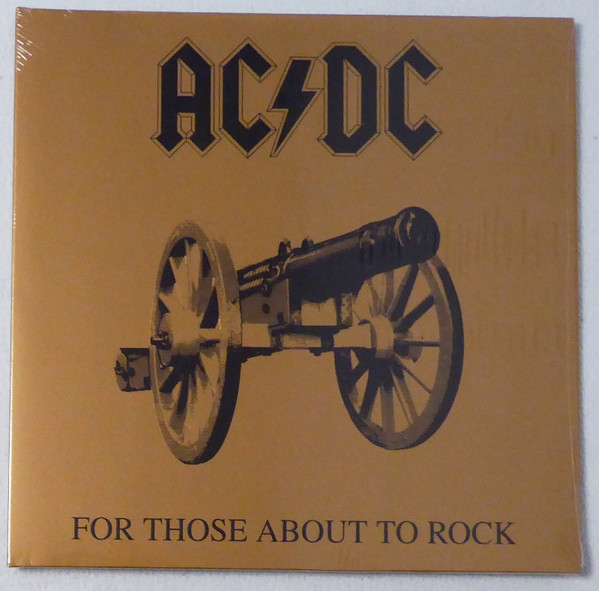 AC/DC For Those About To Rock LP Gatefold-Embossed (SEALED)