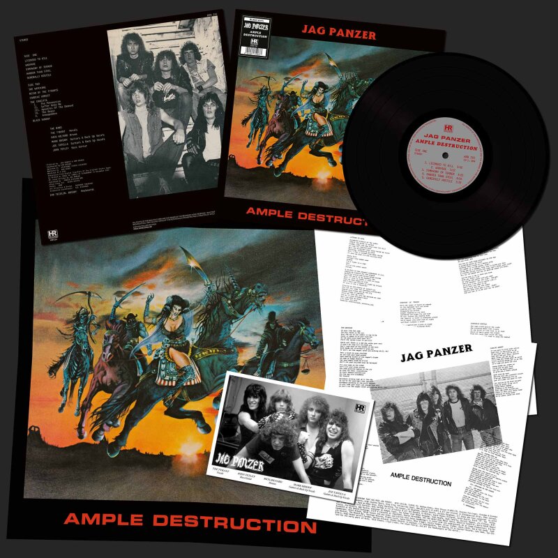 JAG PANZER Ample Destruction LP BLACK (SEALED)