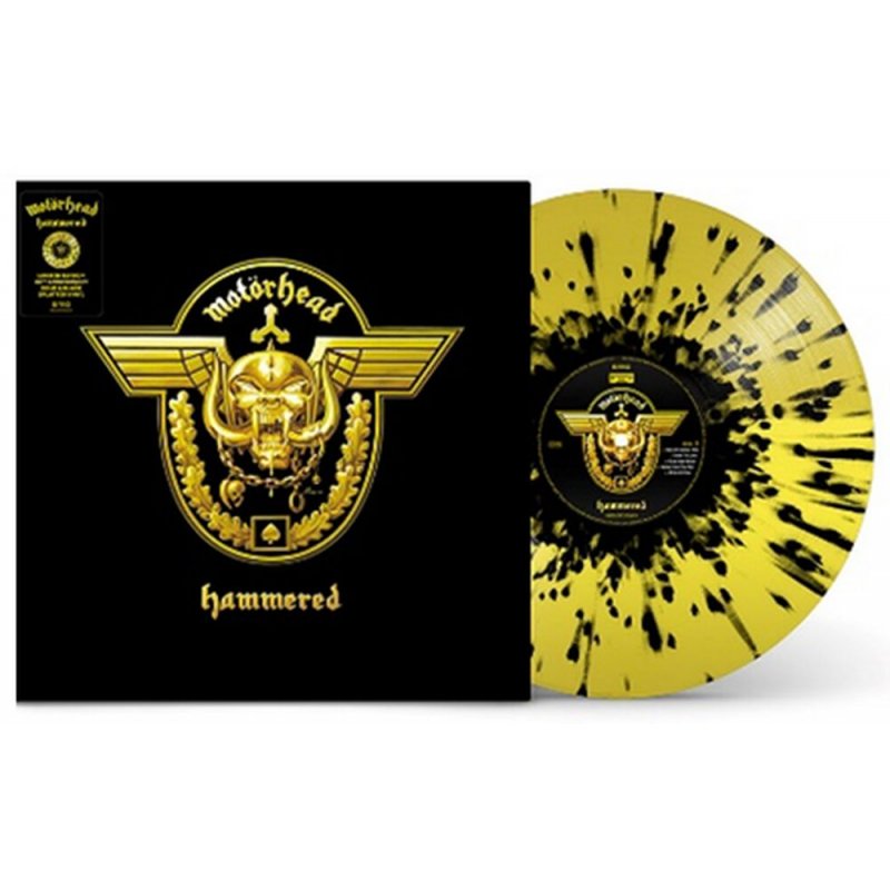 MOTÖRHEAD Hammered LP GOLD/ BLACK SPLATTER (SEALED)