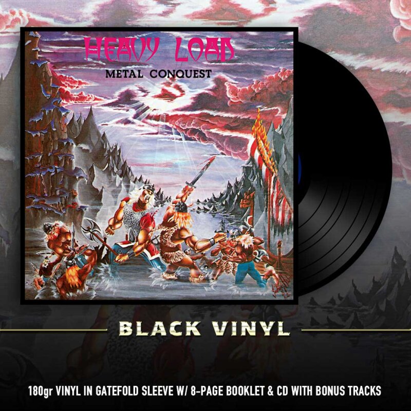 HEAVY LOAD Metal Conquest LP+CD BLACK (NEW-MINT)