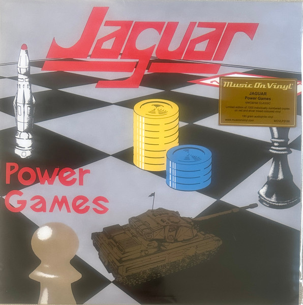 JAGUAR Power games LP RED/SILVER (SEALED) MUSIC ON VINYL NUMBERE