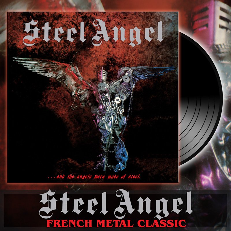 STEEL ANGEL ... and the Angels Were Made of Steel LP BLACK (SEAL