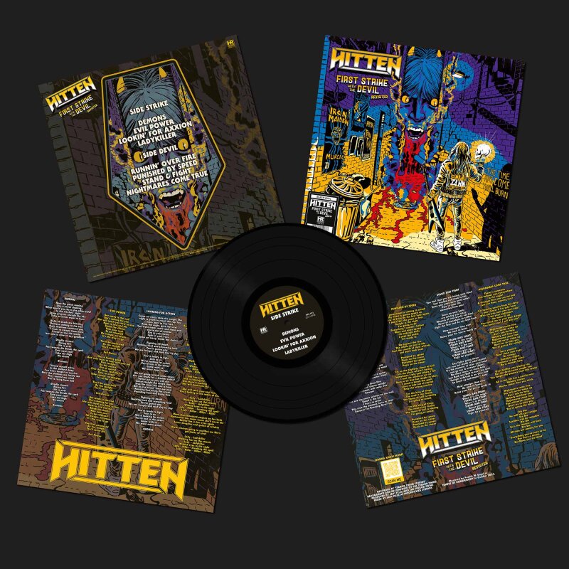HITTEN First Strike with the Devil - Revisited LP+CD BLACK (SEAL