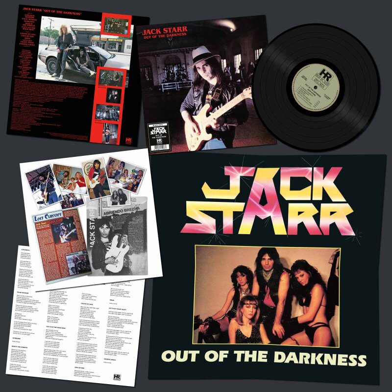 JACK STARR Out of the Darkness LP BLACK (SEALED)