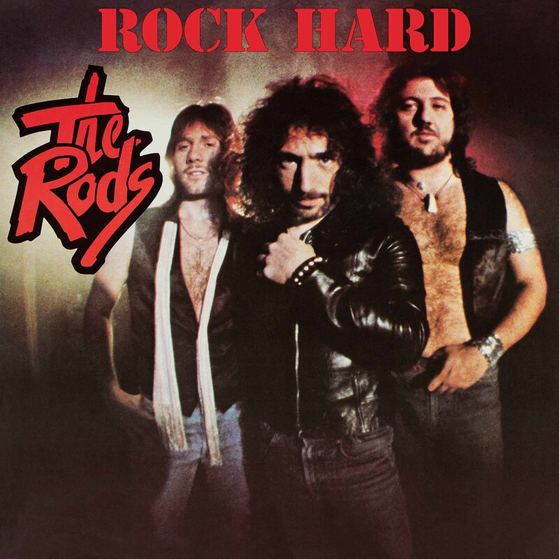 THE RODS Rock Hard LP BLACK (SEALED)