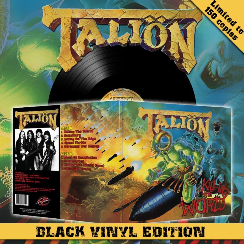 TALIÖN Killing The World LP BLACK GATEFOLD (SEALED) LTD.150