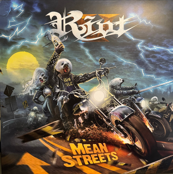 RIOT Mean streets LP BLUE VINYL LTD.100 COPIES (SEALED)