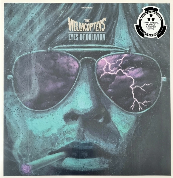 THE HELLACOPTERS Eyes of oblivion GREEN/PURPLE INSKPOT LP (SEALE
