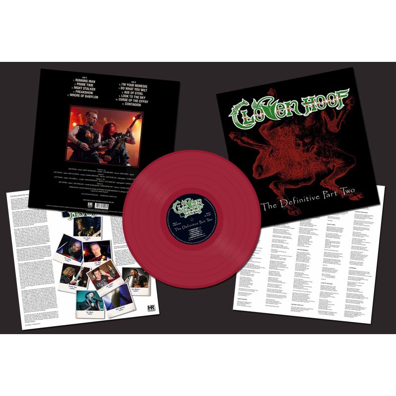CLOVEN HOOF The Definitive Part Two LP OXBLOOD (SEALED)