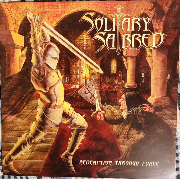 SOLITARY SABRED Redemption Through Force LP RED (SEALED)