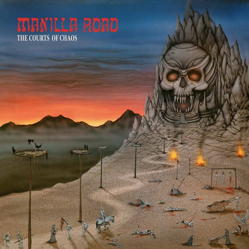 MANILLA ROAD The Courts of Chaos LP BLACK (SEALED)