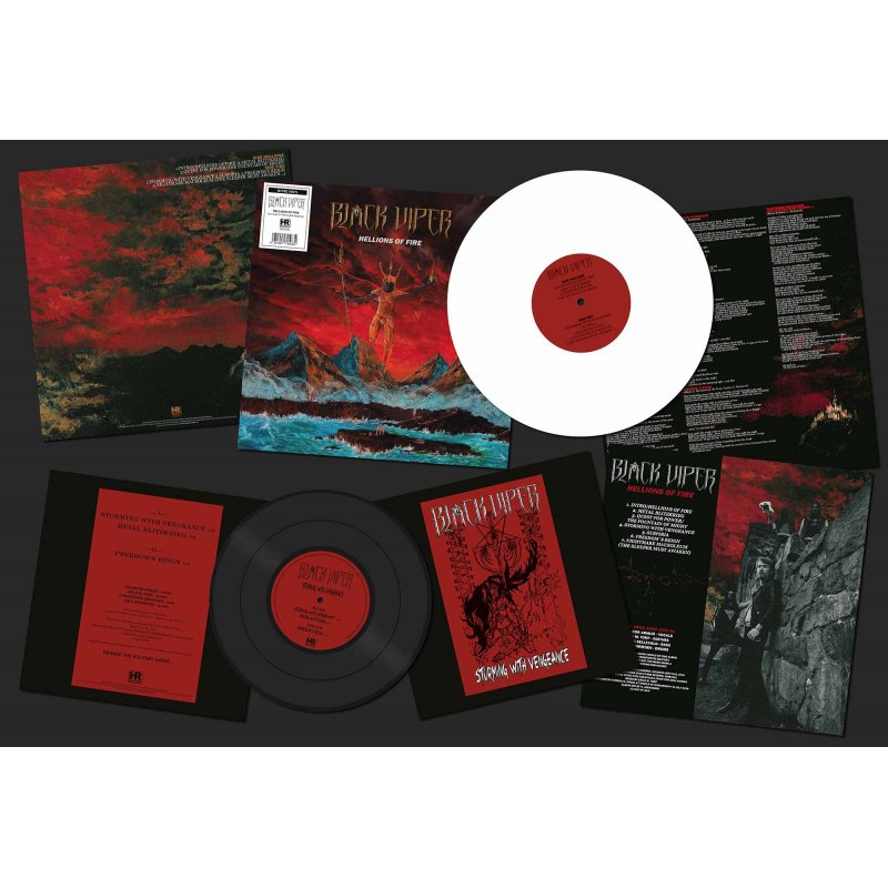 BLACK VIPER Hellions of Fire LP+10" WHITE (SEALED)