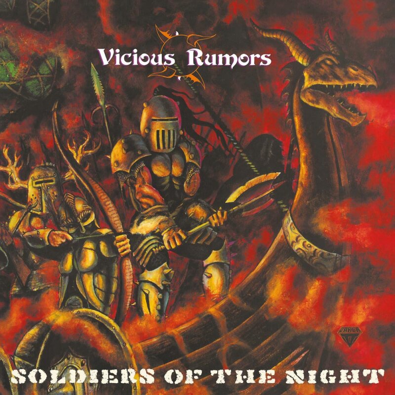 VICIOUS RUMORS Soldiers of the Night LP BLACK (NEW-MINT)