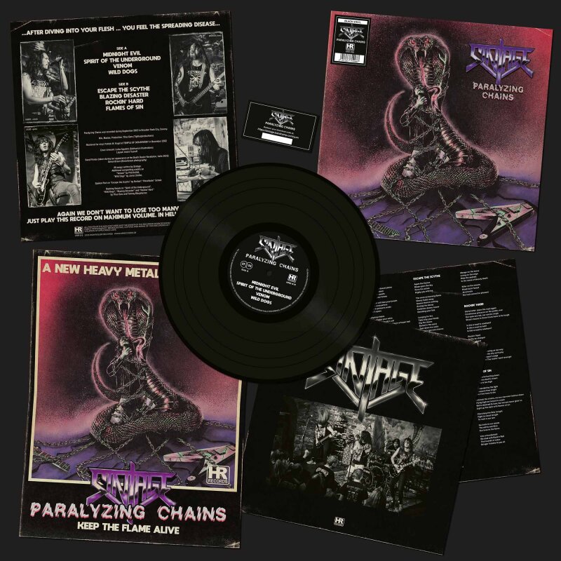 SINTAGE Paralyzing Chains LP BLACK (SEALED)